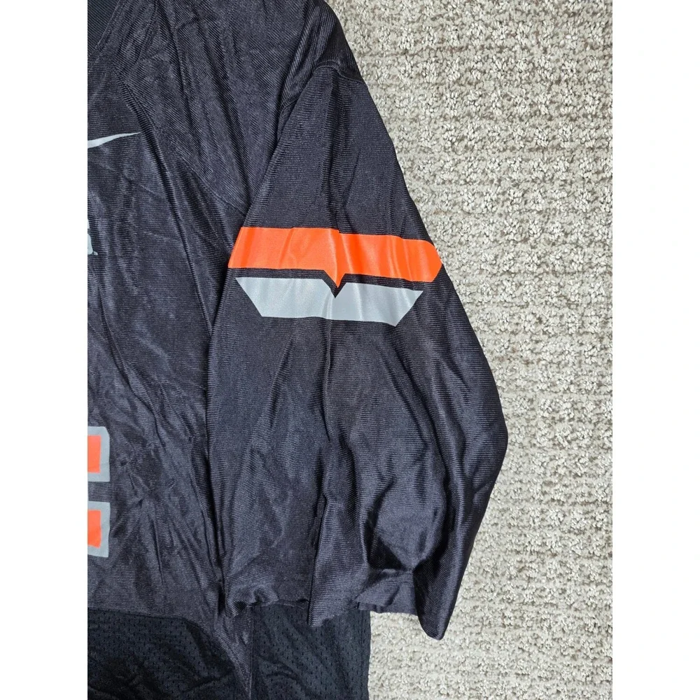 Nike Oklahoma State Cowboys #4 Football Jersey Mens Medium Black Orange Mesh - Picture 6 of 8
